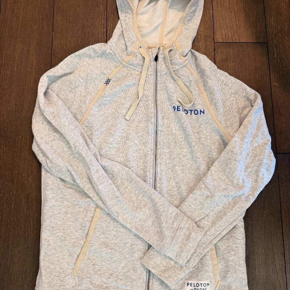 Men's Fullzip Peloton Hoodie- Size Medium